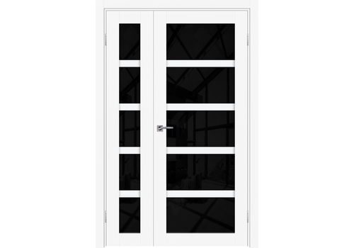 ПМР-Muza Белоснежная шагрень BLK
